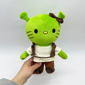 Pelúcia Hello Kitty Fantasiada de Shrek