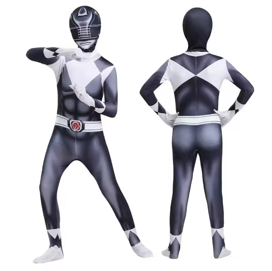 Fantasia Macacão Power Ranger Preto 