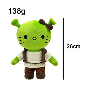 Pelúcia Hello Kitty Fantasiada de Shrek