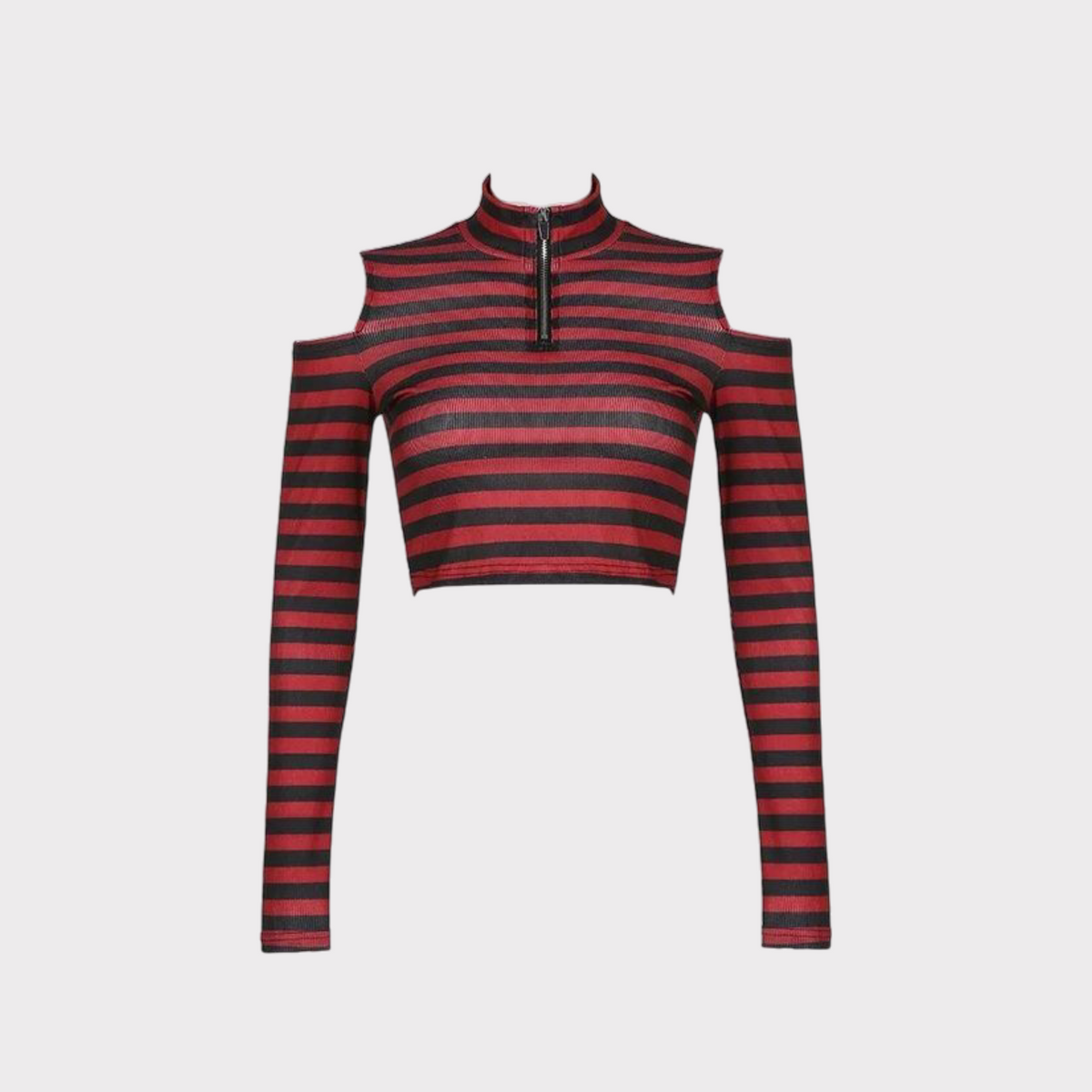BLUSA BLACK N RED