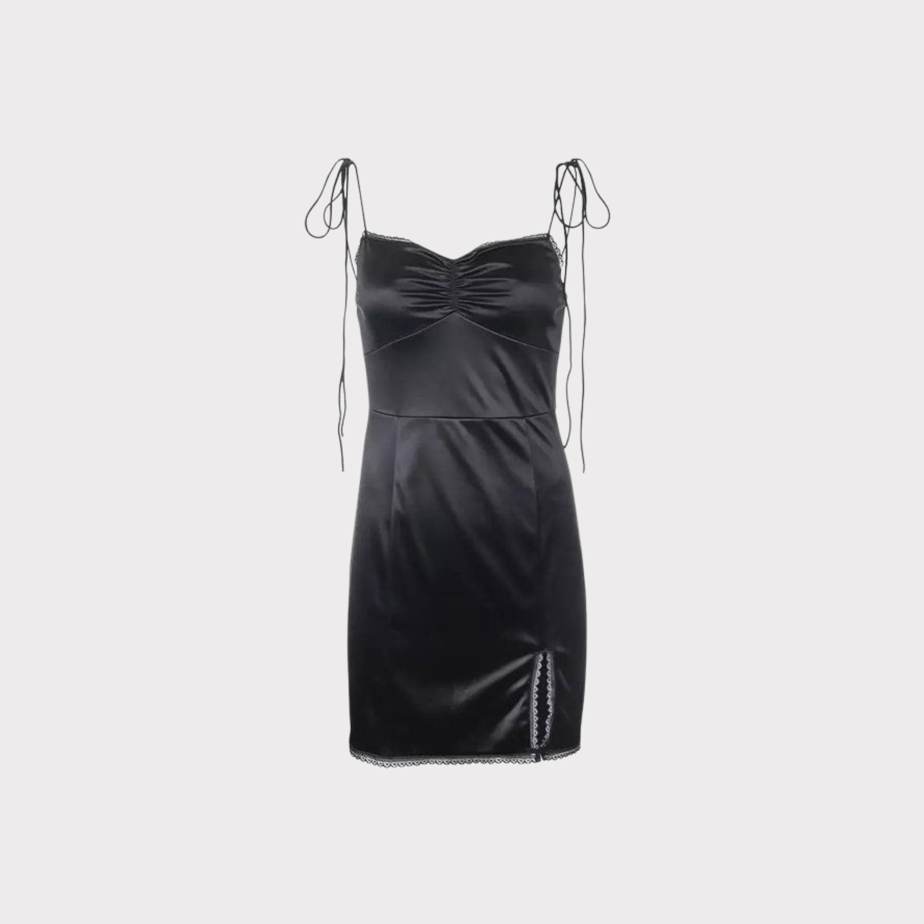VESTIDO CETIM BLACK