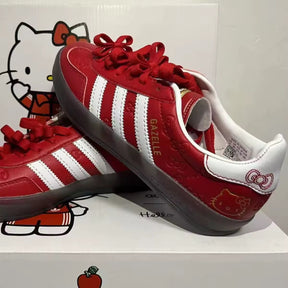 TÊNIS ADIDAS GAZELLE HELLO KITTY Vermelho